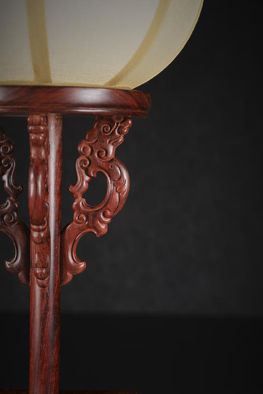 红桥红  家具严选  小叶紫檀（檀香紫檀）  【嘉木堂升降式 宫灯】 商品图3