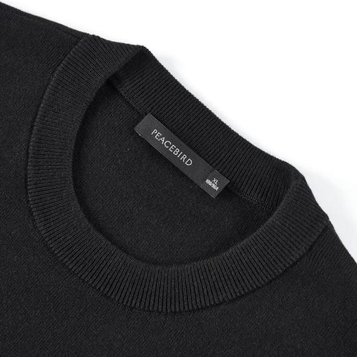 太平鸟男装冬金属装饰毛套衫时尚圆领毛衣B1EBB4515 商品图3