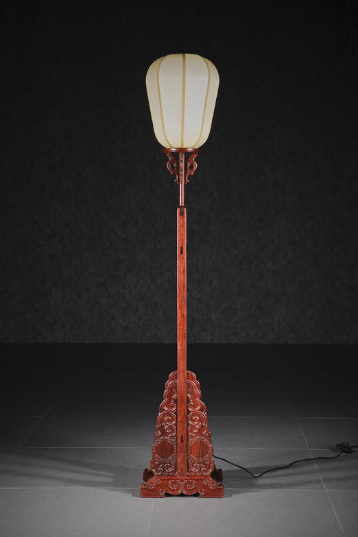 红桥红  家具严选  小叶紫檀（檀香紫檀）  【嘉木堂升降式 宫灯】 商品图7