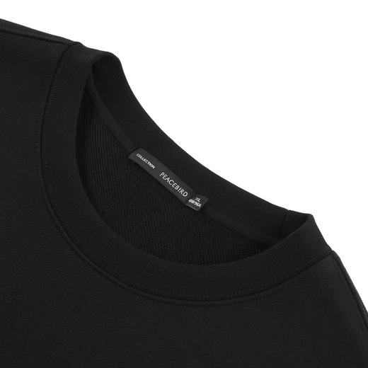 太平鸟男装 2021冬小熊刺绣卫衣圆领上衣潮B1BFB4319 商品图2