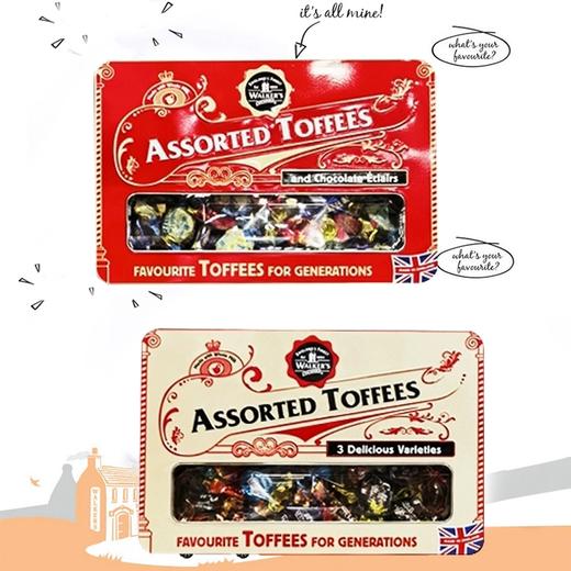 英国沃尔克斯什锦太妃糖228g 金色礼听/红色礼听经典口味混装 064409/064410 商品图1