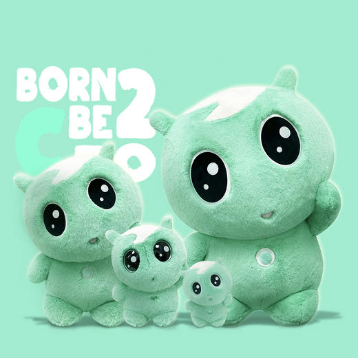 小C「50cm大C」海信广场专属精灵萌宠 全新小C 手工毛绒公仔 圣诞礼物 商品图1