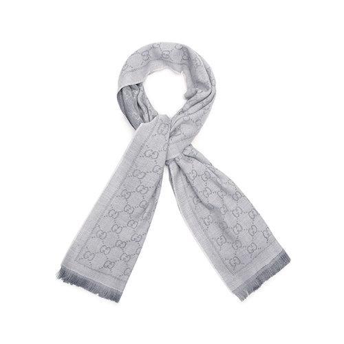 GUCCI/古驰 GUCCI围巾 羊毛双G图案提花中长款流苏边女士围巾 133483 3G200 商品图13