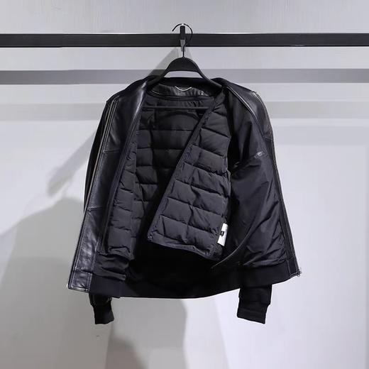 太平鸟男装 皮衣男休闲潮流夹克韩版茄克男B1BDB4F21 商品图2