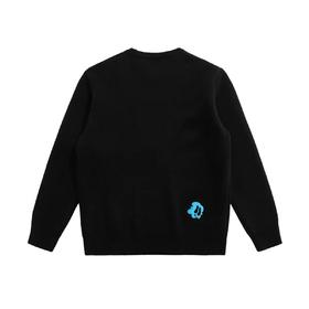 太平鸟男装 宽松潮流套头圆领针织毛衣男B2EBB4291