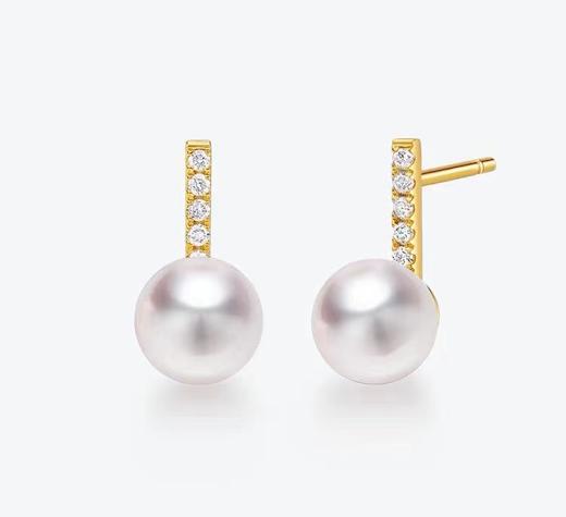 小确幸 银925淡水珍珠耳钉104966 8-9mm 商品图0