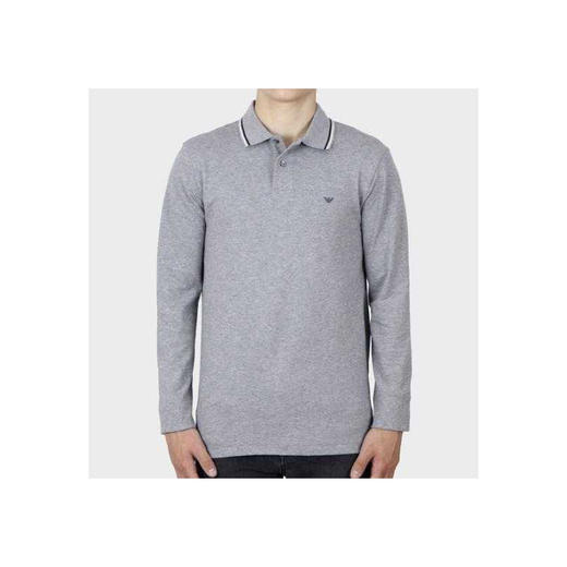 EMPORIO ARMANI 阿玛尼 男士长袖T恤 灰色 8N1FB5 1JPTZ 0630 商品图0