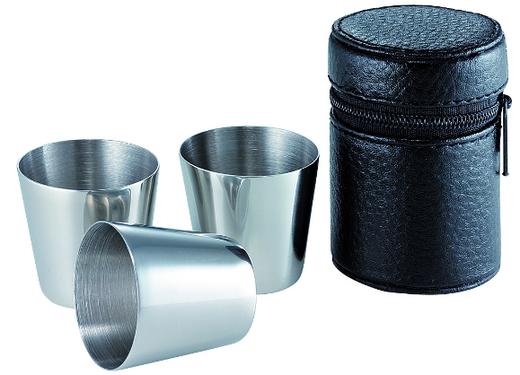 BM-242不锈钢套杯3P 30ml （含真皮收纳包） 商品图3
