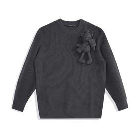 太平鸟男装 冬季新款针织玩偶休闲毛套衫潮B1EBB4238