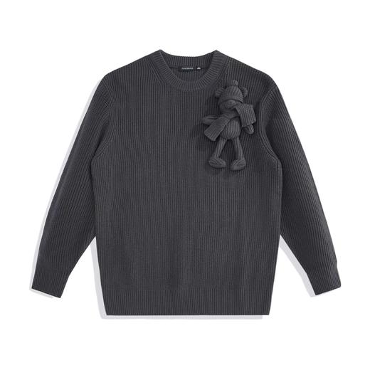 太平鸟男装 冬季新款针织玩偶休闲毛套衫潮B1EBB4238 商品图0