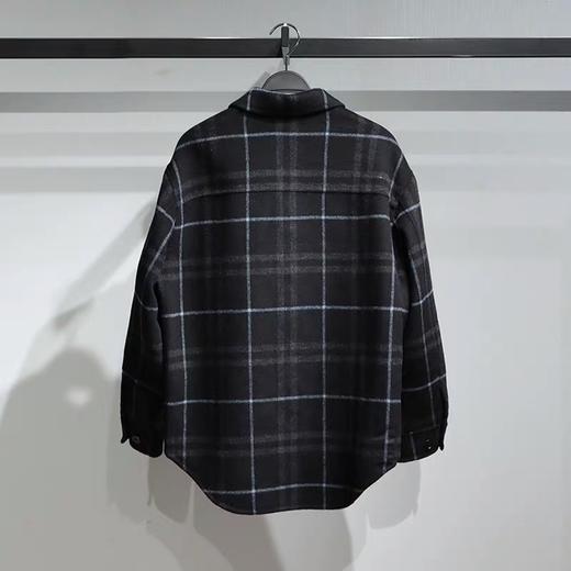 太平鸟男装2021冬新款时尚休闲格纹外穿式衬衫B2CHB4269 商品图1