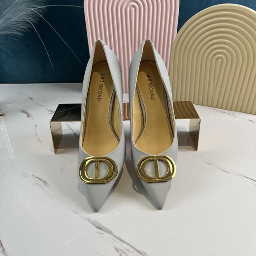 IUIU SECOND 春夏尖头丝绸羊皮浅口女单鞋 商品图5