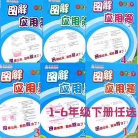 小学数学图解应用题 1/2/3/4/5/6年级下册第二版 应用题专项练习 小学通用版