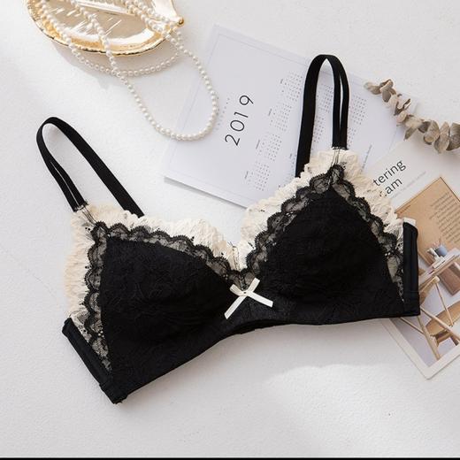 【新款内衣单件 买一送一 】柔软薄B杯内衣女小胸聚拢调整型收副乳蕾丝胸罩舒适文胸单件 商品图4