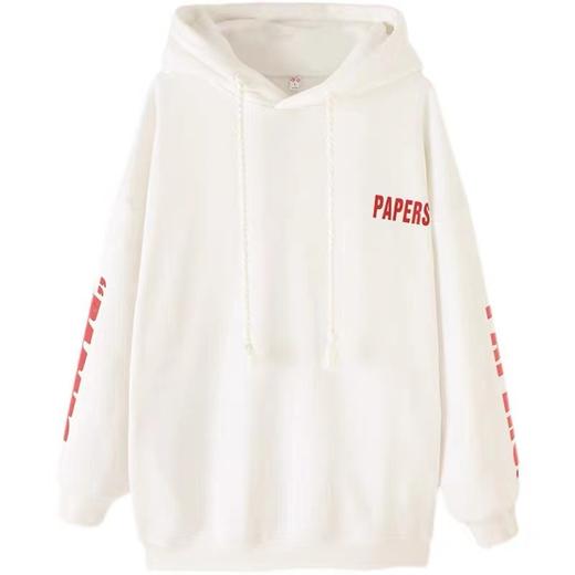 连帽卫衣女2021年秋冬新款加绒加厚宽松bf韩版学生外套潮ins 商品图4