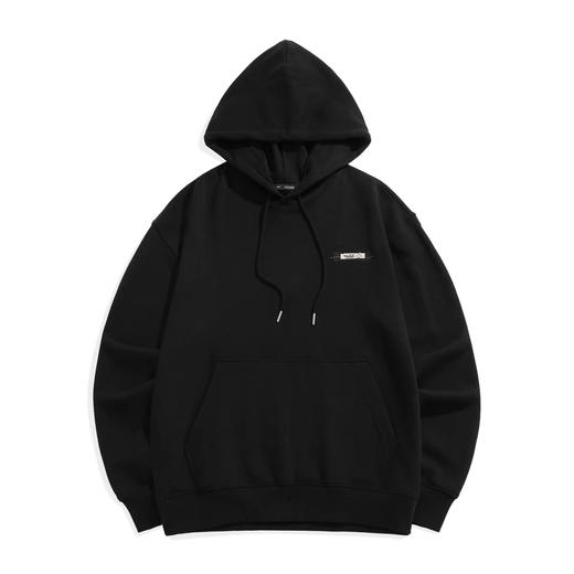 太平鸟男装 秋冬连帽印花卫衣宽松休闲上衣B2BFB4280 商品图0