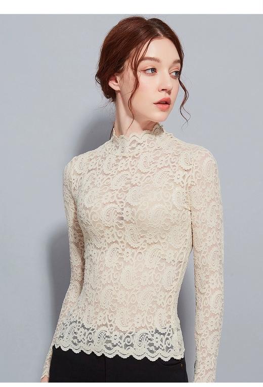女含绒蕾丝上衣 商品图6