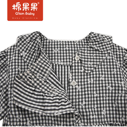 商场同款棉果果春季女童格布连衣裙M122211222139 商品图2