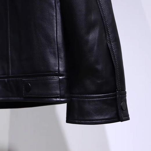 PEACEBIRD太平鸟男装2021冬季新款时尚休闲皮衣B1BDB4F27 商品图3