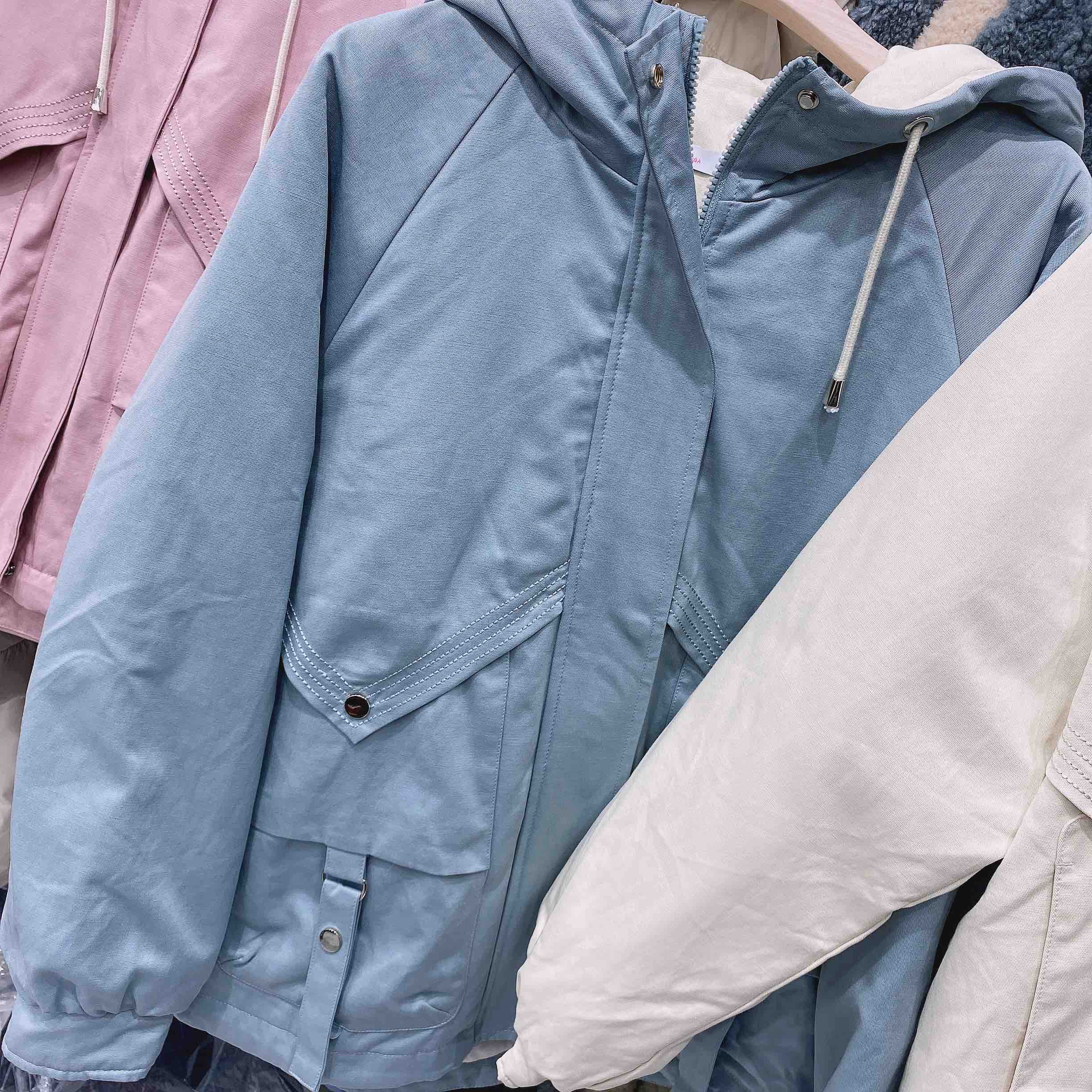 快鱼三角口袋棉衣