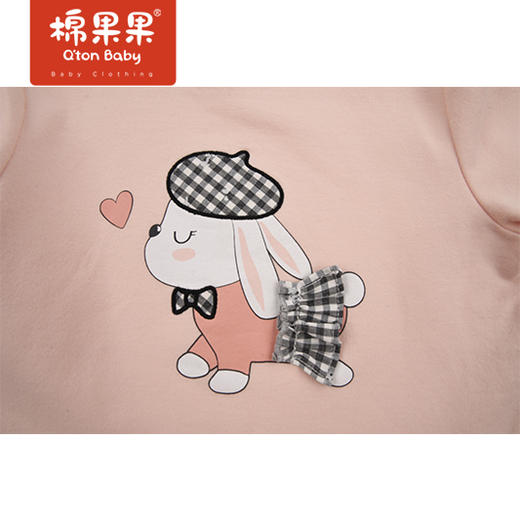 商场同款棉果果春季女童圆领套头卫衣M122180222130 商品图5