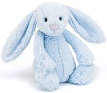 Jellycat 害羞邦尼兔蓝色31cm
