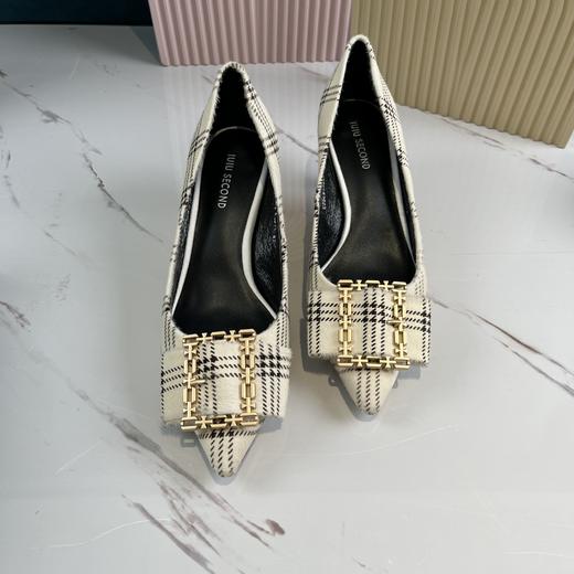 IUIU 时尚格纹浅口女单鞋 商品图2