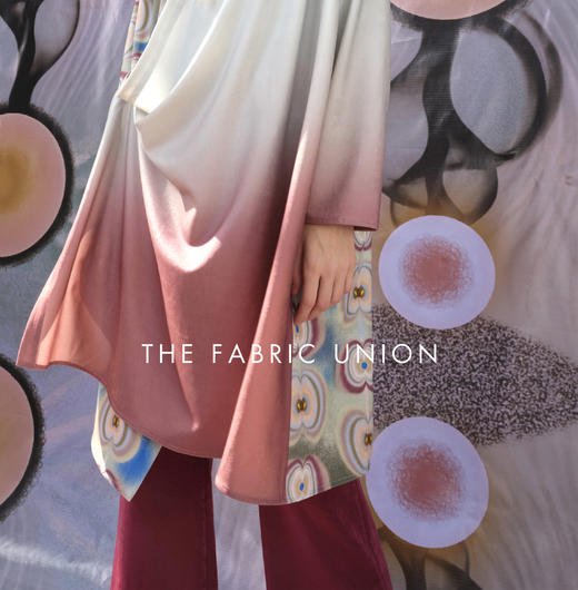 THE FABRIC UNION印花休闲长款衬衫休闲微喇叭裤 商品图2