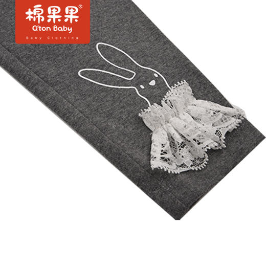 商场同款棉果果春季女童弹力针织打底裤裤子M122206222137 商品图3