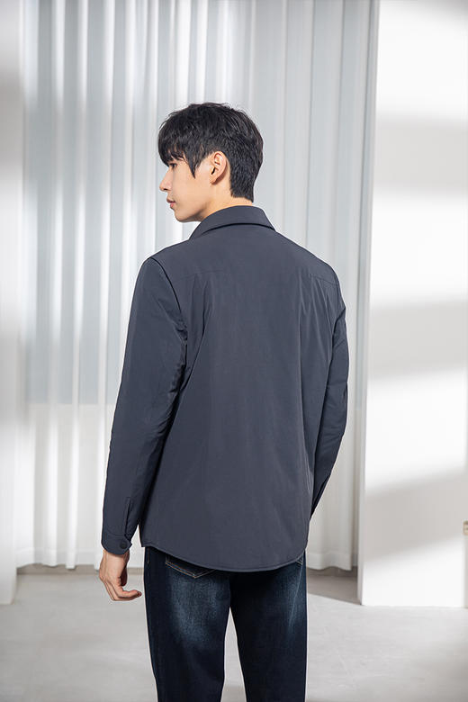 callisto深灰锦纶混纺羽绒服  FQFED102C 商品图4