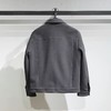 太平鸟男装2021冬季新款毛呢夹克外套休闲茄克B1BCB4418 商品缩略图1