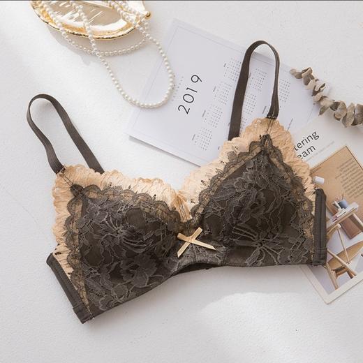 【新款内衣单件 买一送一 】柔软薄B杯内衣女小胸聚拢调整型收副乳蕾丝胸罩舒适文胸单件 商品图5