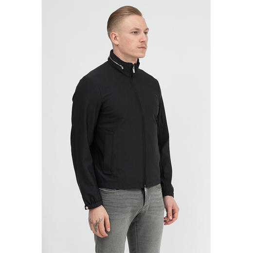 【二】EMPORIO ARMANI 阿玛尼 拉链带帽 男士外套 黑色 8N1BD2 1NZAZ 0999 商品图1