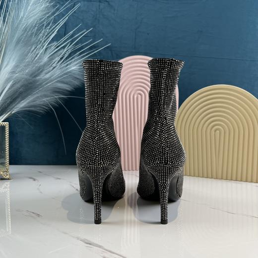 IUIU SECOND 秋冬时尚水钻尖头细跟高跟鞋 商品图3