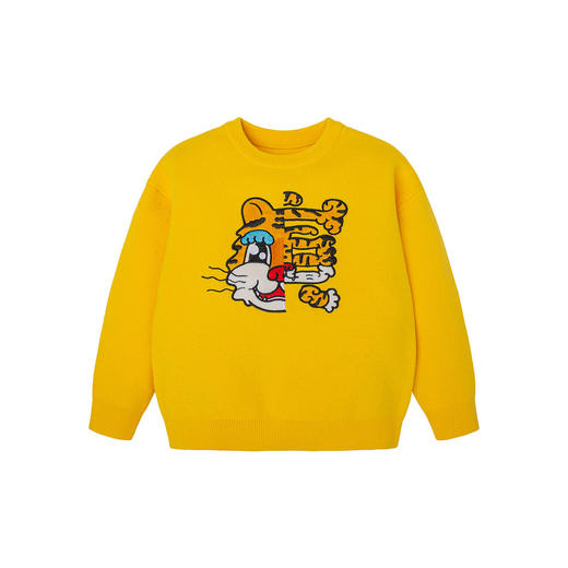 【艺术家刘丹联名】迷你巴拉亲子装新年季柔软套头毛衣 商品图4