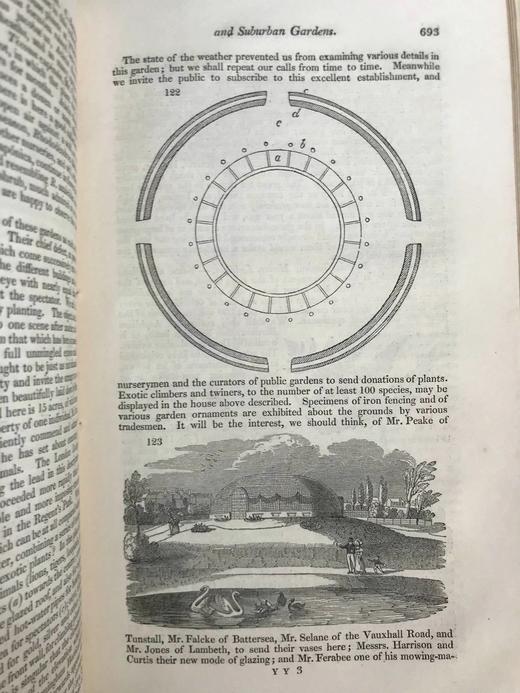1831年 园丁杂志 近百幅版画插图 真皮精装大32开 商品图12