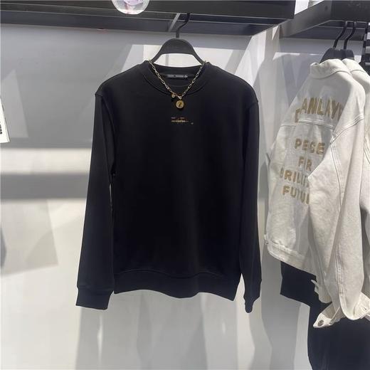 BIRD鸟家PEACE男装2021秋冬新款简约休闲刺绣潮圆领卫衣B1BFB4217 商品图0