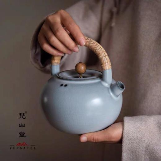 梵山堂陶壶 苏打釉茶壶景德镇老泥功夫茶壶 电陶炉茶具烧水 商品图2
