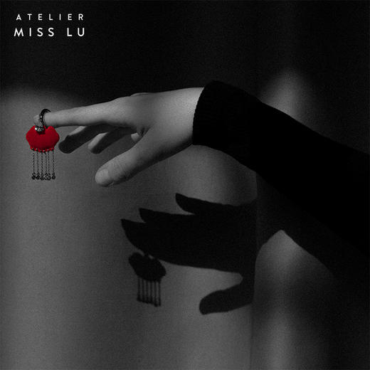 【称心】流苏锆石如意锁丝绒耳环 商品图2