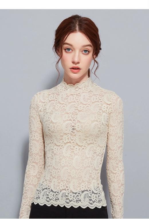 女含绒蕾丝上衣 商品图7