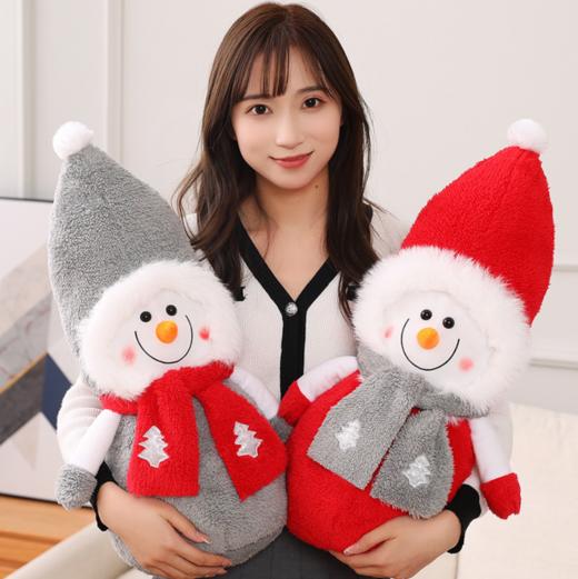 可爱圣诞雪人公仔毛绒玩具雪人儿童玩偶布娃娃圣诞节年会礼物 商品图1