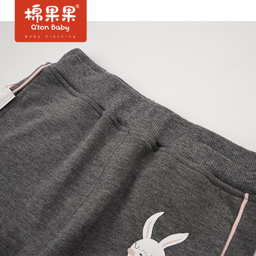 商场同款棉果果春季女童针织运动长裤裤子M122200222135 商品图2