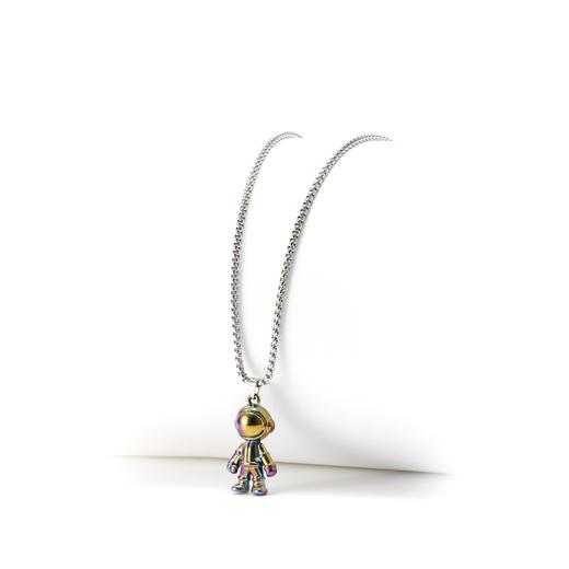 PINLI品立2021配饰男秋季宇航员合金项链饰品首饰吊坠D213628406 商品图3