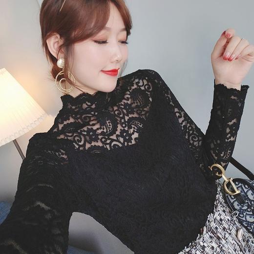 女含绒蕾丝上衣 商品图2