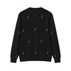 太平鸟男装 黑色毛衣2021年冬季新款针织衫B1EBB4434 商品缩略图0