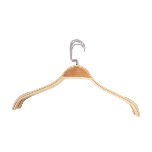 女装原木色木质时尚衣架实木无痕晾衣架晾晒不鼓包衣服挂架 日用品000002 商品图2