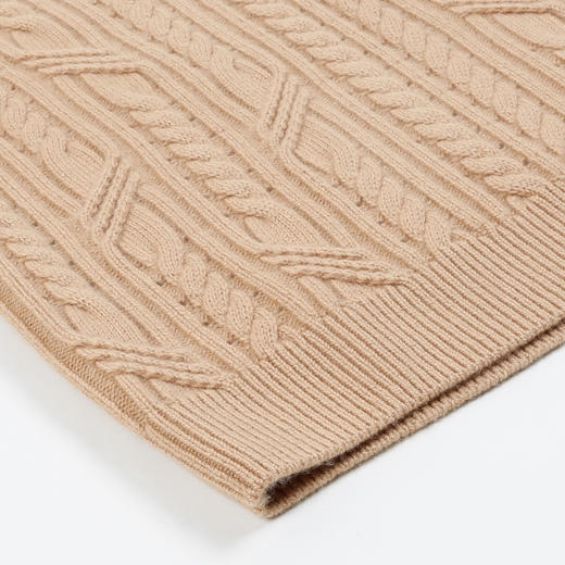 METTE羊绒世家冬新品女士100%山羊绒衫V领套头加厚保暖针织打底衫 商品图3