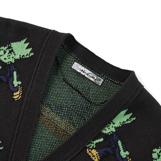 太平鸟男装 卡通毛衫情侣潮流针织开衫男B2EAB4289 商品图2