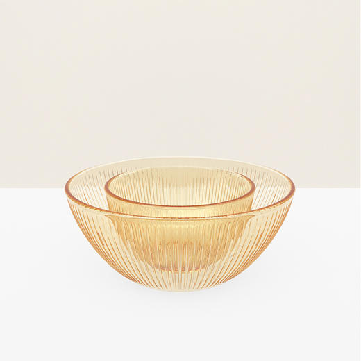 伊斯顿ins风茶色玻璃麦片碗沙拉碗意面碗耐高温大号汤碗微波炉专用 商品图3