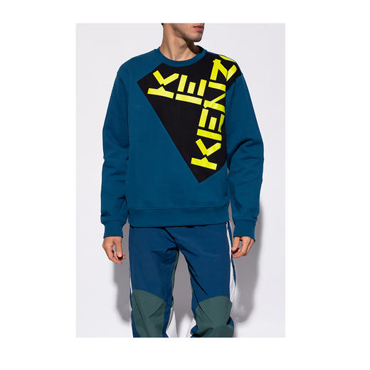KENZO 高田贤三 KENZO Sport sweatshirt 男士卫衣 蓝色 FB65 SW020 4MS 78 商品图2
